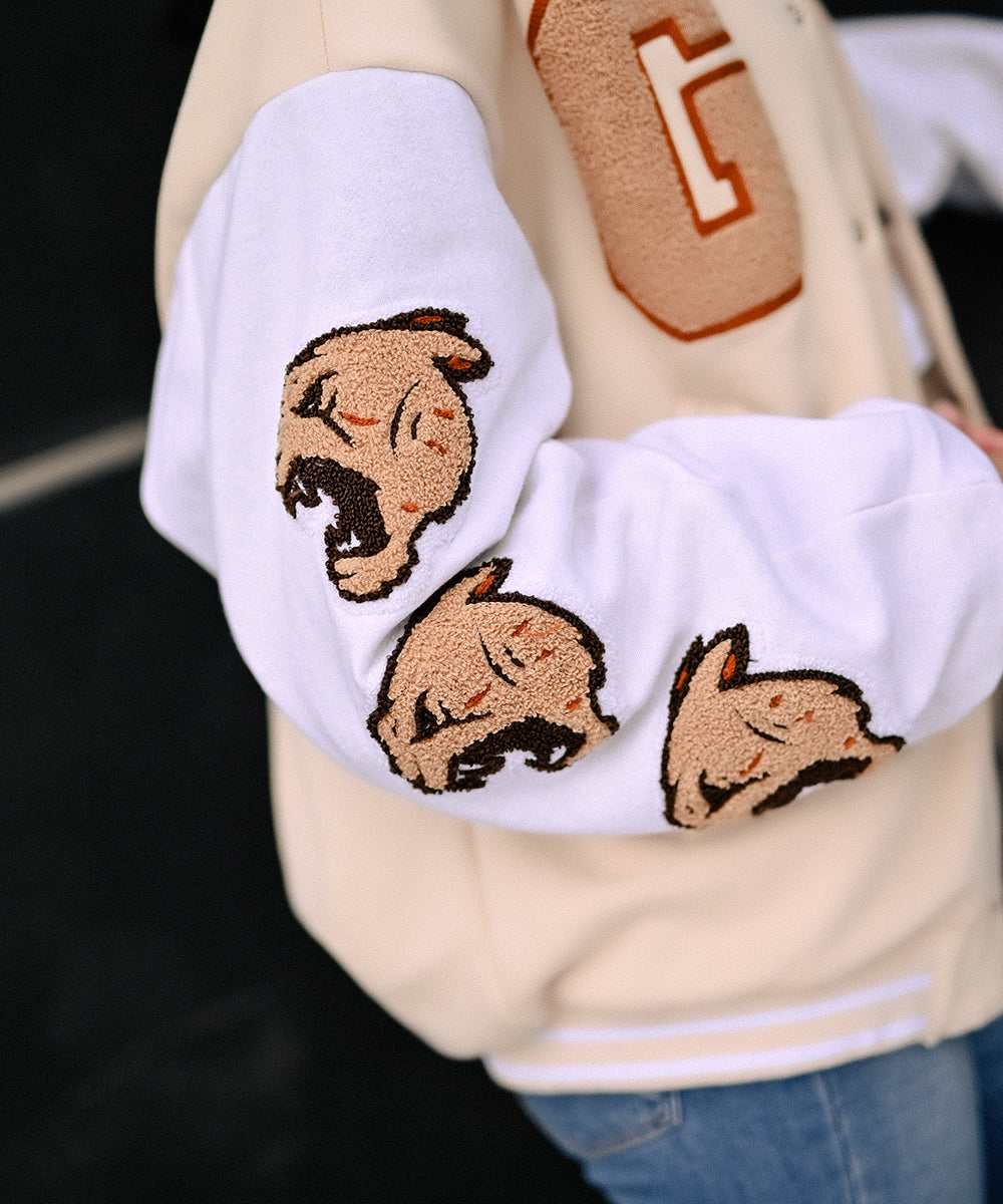 The Wild Beige Sterick Jacket | Varsity Jacket | Women | Sterick Wardrobe