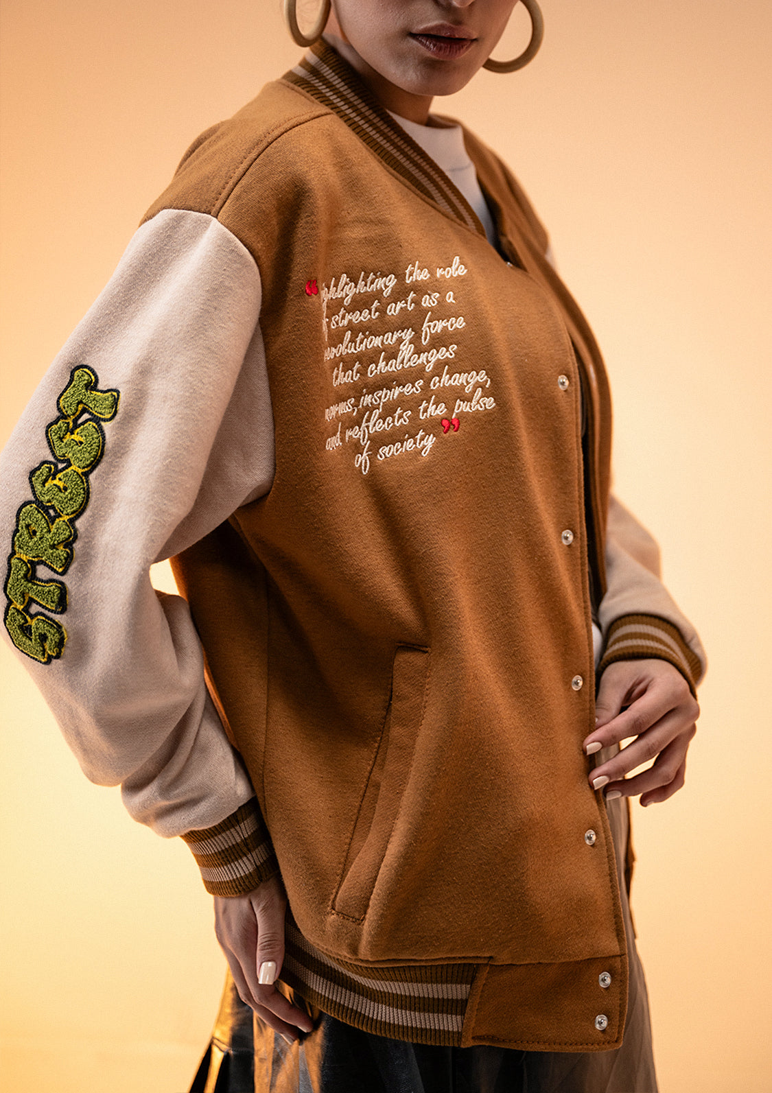 Sterick Unisex Art Revolt Varsity Jacket