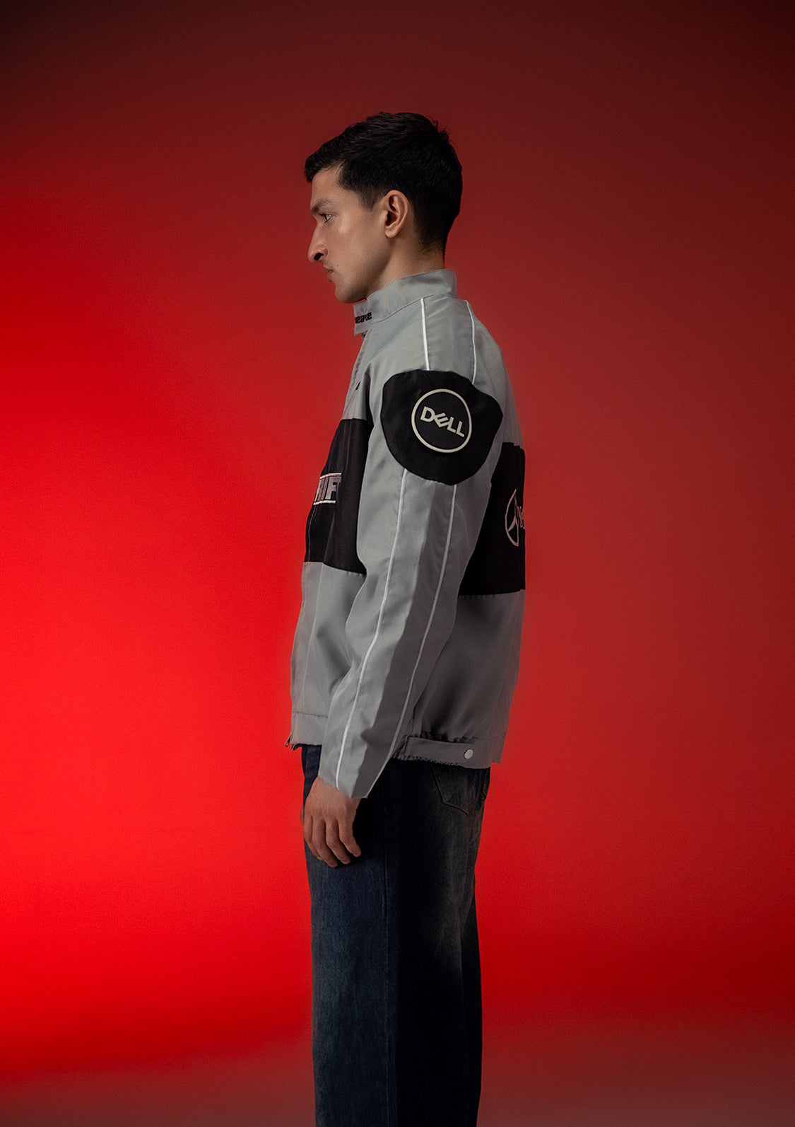 Unisex Sterick DRIFT Grey Racer Jacket