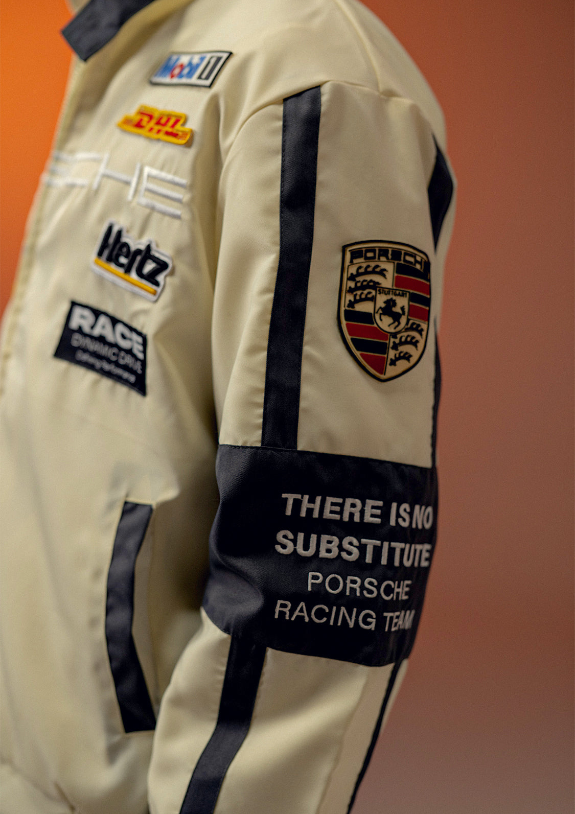 Sterick Unisex Apex Racer Beige & Grey Racer Jacket