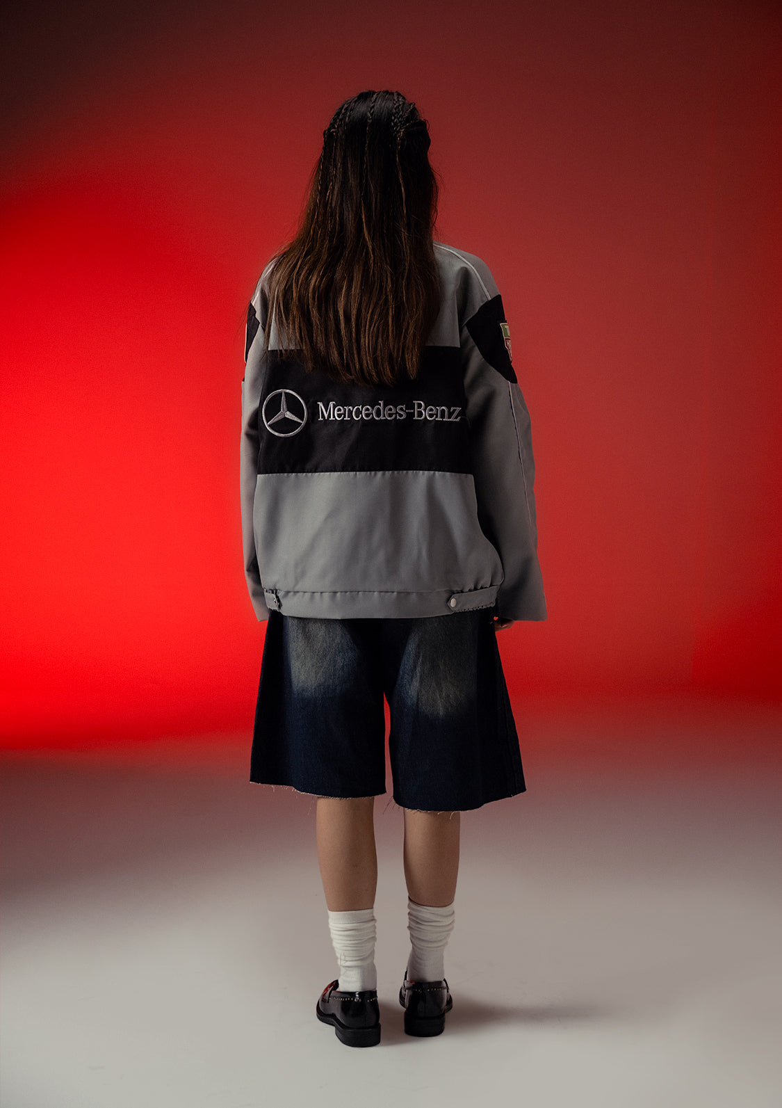 Unisex Sterick DRIFT Grey Racer Jacket