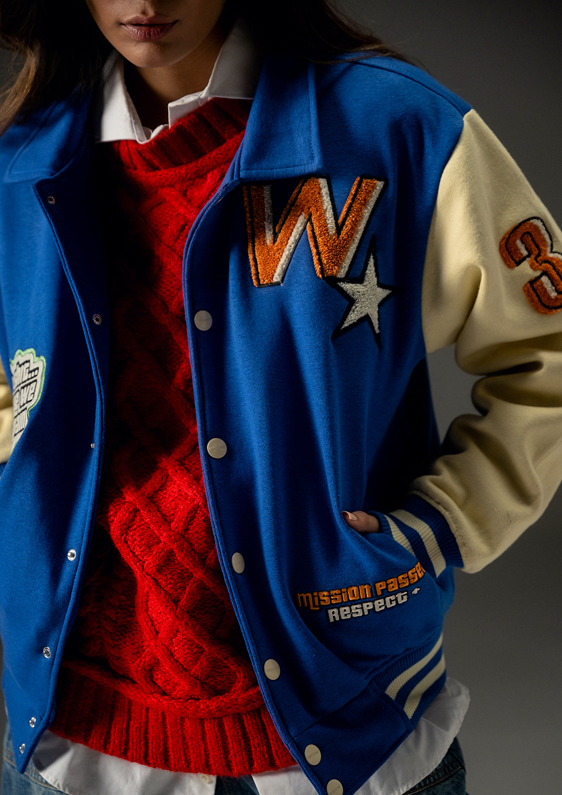 Unisex Sterick Vintage Varsity Jacket