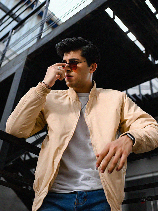 Sandy Skydiver Bomber Jacket